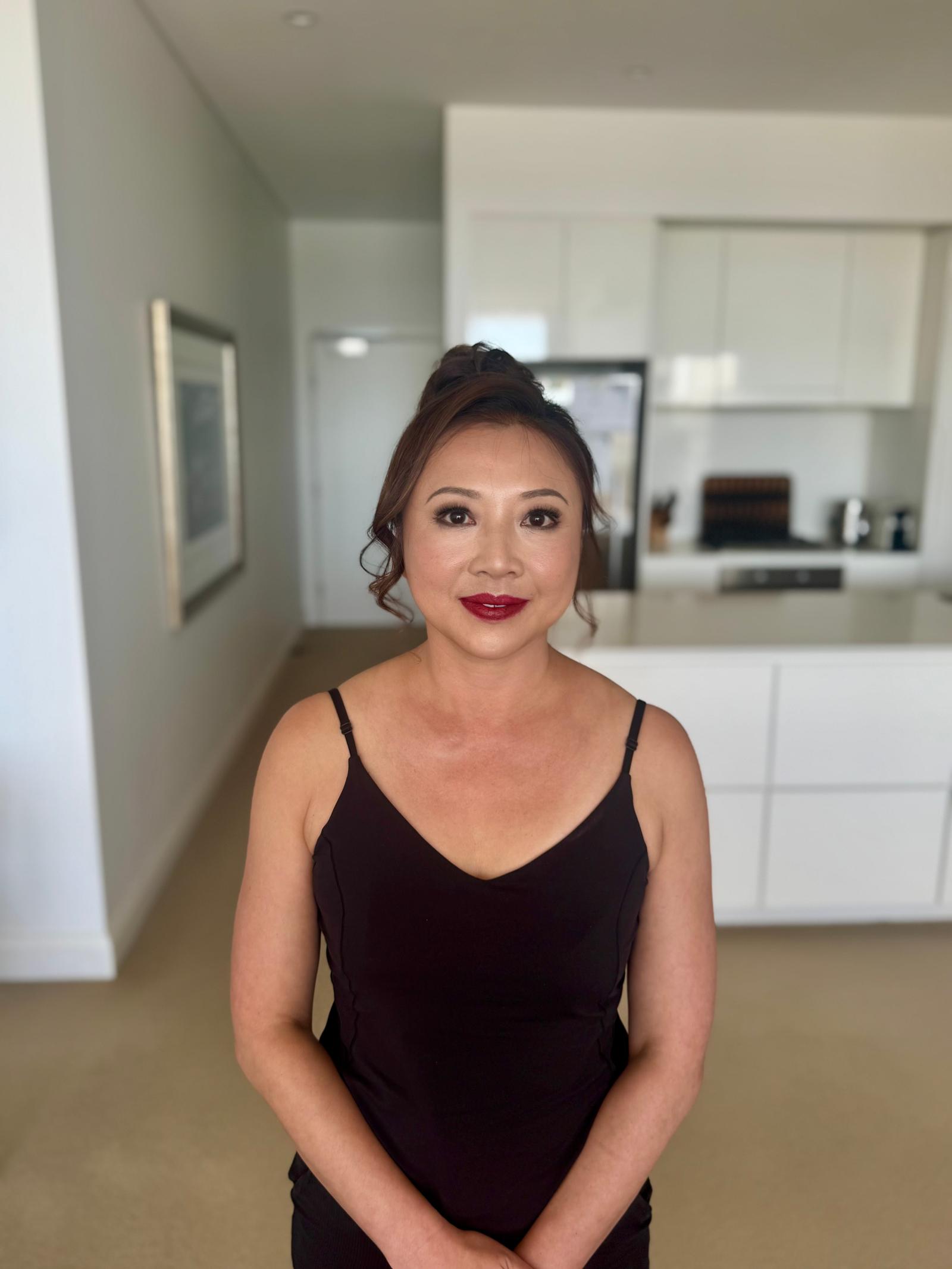 Recent makeup and hair work by a Sydney mobile makeup artist — client photo 2