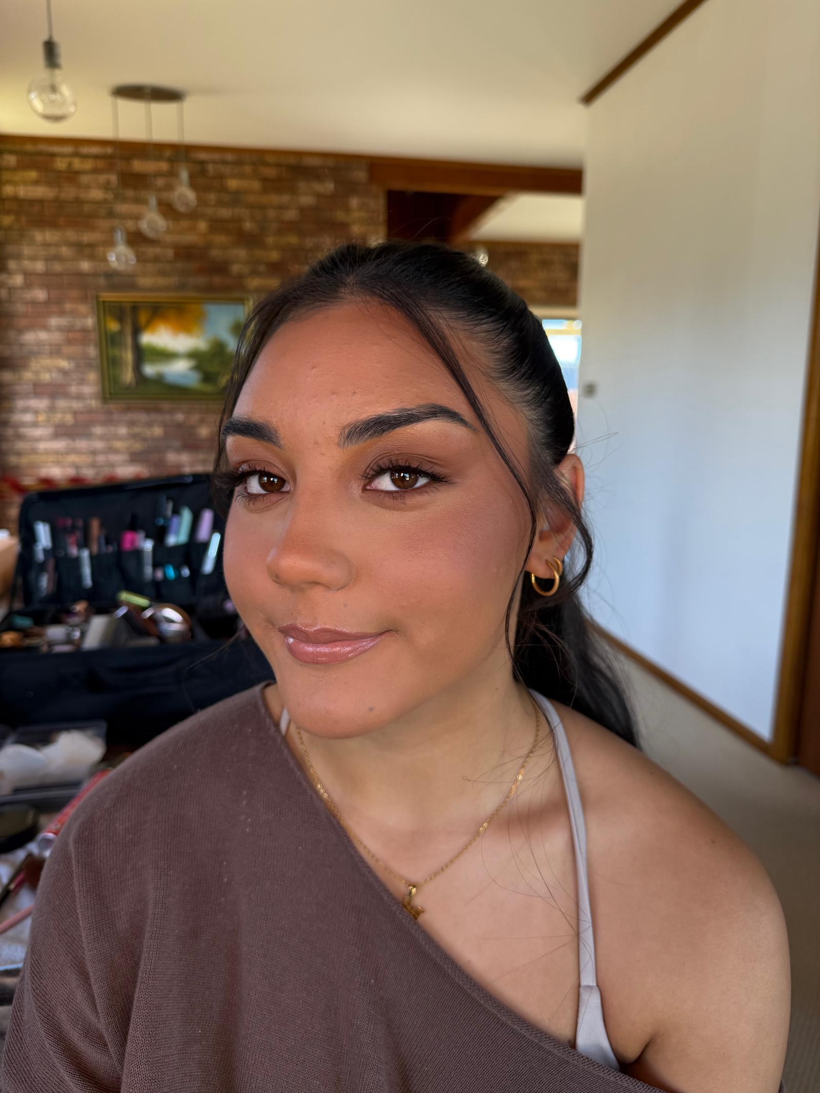 Recent makeup and hair work by a Sydney mobile makeup artist — client photo 1